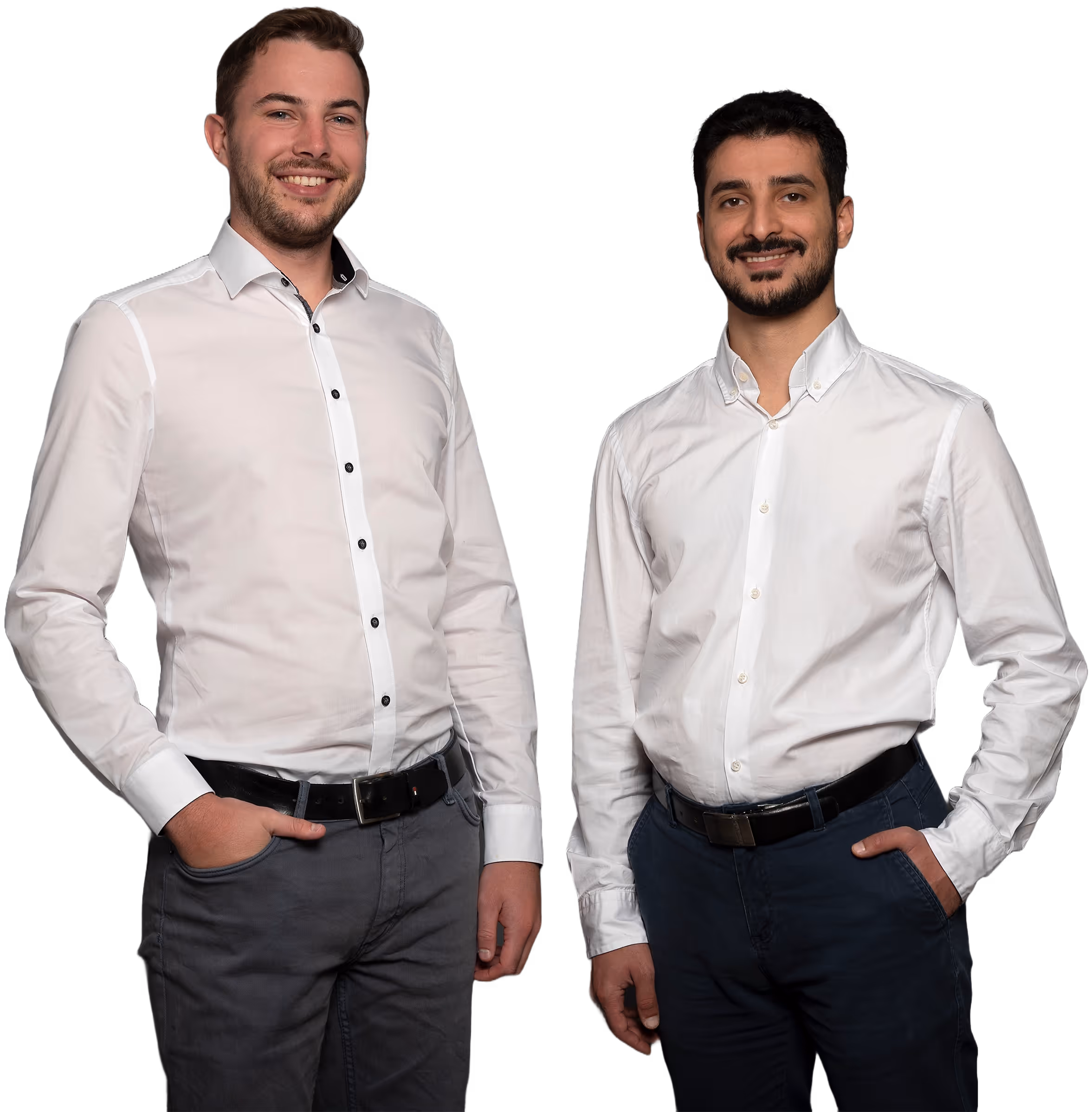 Henry Akmann und Hashem Mahmoud, Geschäftsführung der HanovaTech GmbH in Hannover